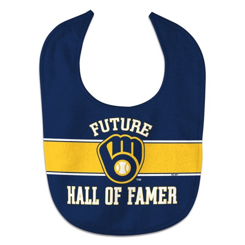 Brewers Hall Of Famer Baby Bib | Green and Gold Zone West ...