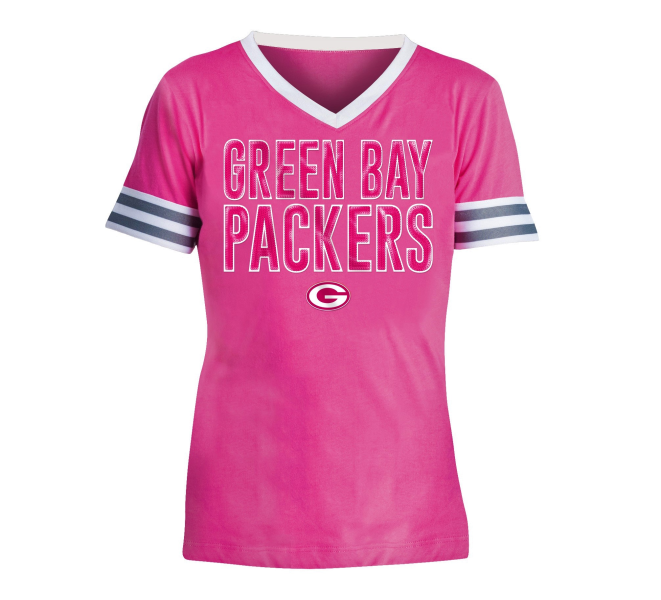 pink green bay jersey